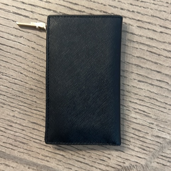 Kate Spade Black Wallet with gold zipper - Picture 3 of 4